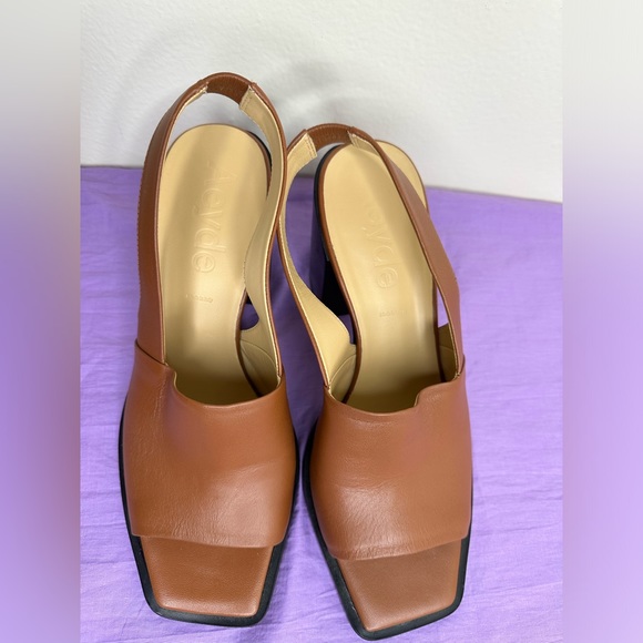 NWOB AEYDE SLING BACK ALMA CALFSKIN SANDALS - Picture 5 of 9